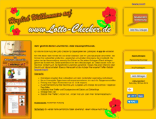 Tablet Screenshot of lotto-checker.de